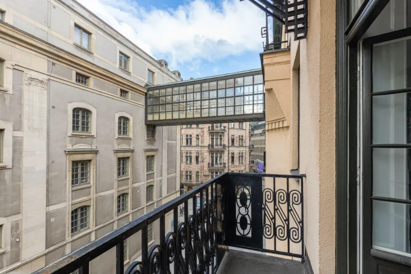 Kontorshotell Nybrogatan 6 balkong