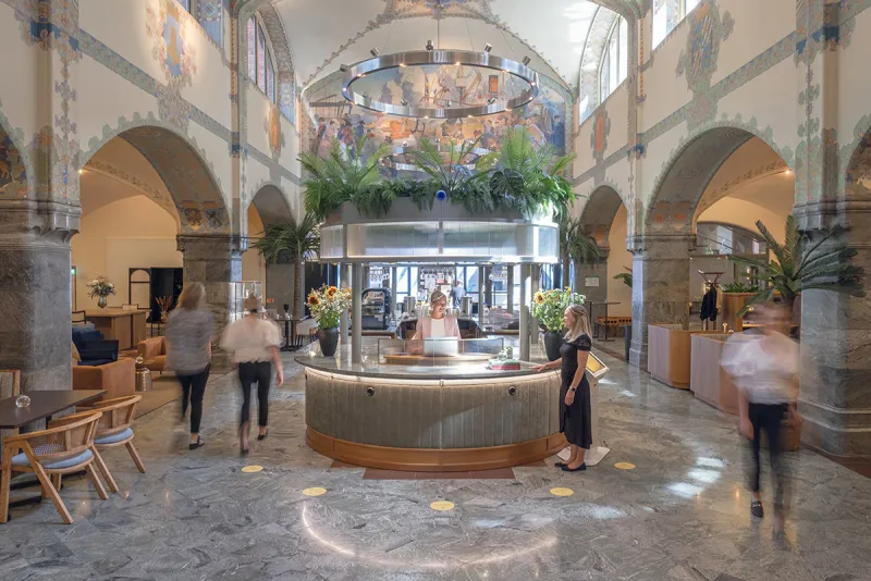 7A kontorshotell Posthuset entré