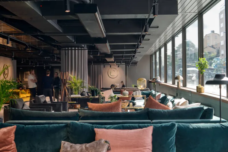 Convendum Katarinavägen 15 loungeområde och coworking